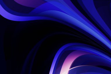 sıvı soyut arkaplan ve renkli gradyan. Modern hareketin 2d illüstrasyonu.