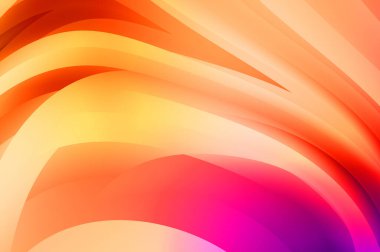 Renkli gradyan ile soyut arkaplan. Çizgili çizgili canlı duvar kâğıdı. Modern hareketin akışkan 2d çizimi.