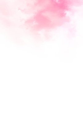 Beyaz arkaplanda soyut renkli suluboya. Dijital resim.