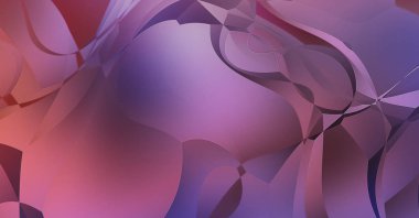 Soyut arkaplan. Çizgili renkli geometrik duvar kâğıdı. Kesişen şekiller desen grafiği. Canlı tasarım.