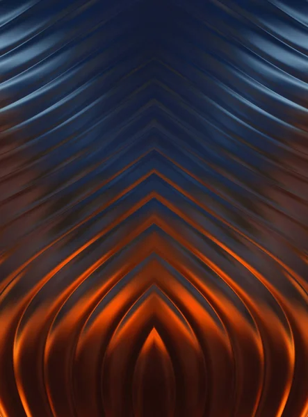 抽象的な背景 カラフルな波状デザインの壁紙 グラフィックイラスト — ストック写真