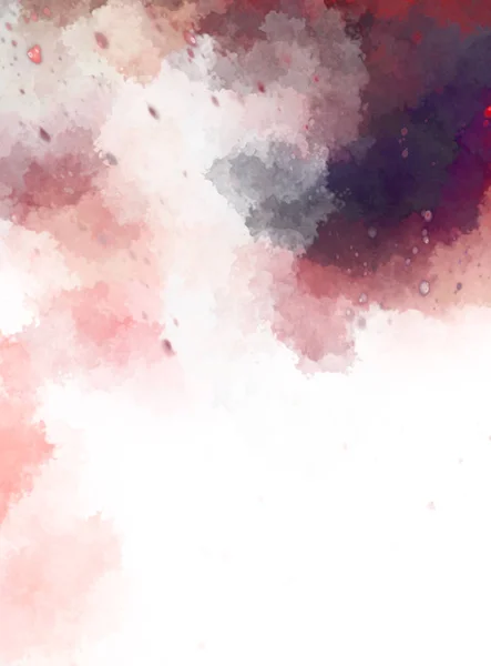 Watercolor Painted Background Blots Splatters Brush Stroked Painting Illustration — 스톡 사진