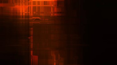 Geometrik çok renkli kesişen çizgiler. Dijital teknolojinin grafiksel çizimi. Soyut arkaplan. 