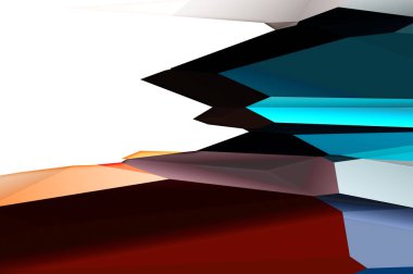 Soyut arkaplan. Üçgen 3d illüstrasyon çokgen sanat modeli tarzı. Geleceğin grafik geometrik tasarımı. Geometri dokusu fütürist dekorasyon. Moda ve canlı modern şablon