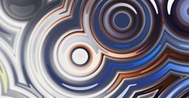 Sıvı renkli gradyanı olan soyut bir arkaplan. Modern kentsel grafiğin 2D çizimi. Graffiti tasarımı duvar kağıdına ilham verdi.