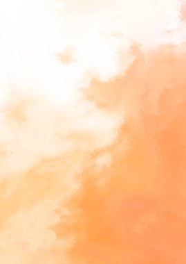 Beyaz arkaplanda soyut renkli suluboya. Dijital resim.