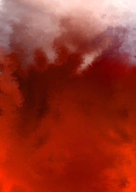 Beyaz arkaplanda soyut renkli suluboya. Dijital resim.