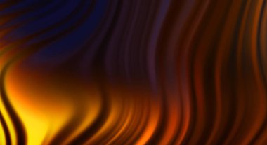 Kavisli çizgileri olan soyut bir arkaplan. Soyut ve gradyan renkte renkli çizimler. Çizgili desenli canlı dalga deseni.