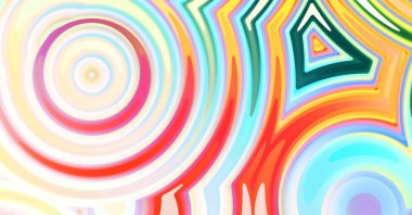 Sıvı renkli gradyanı olan soyut bir arkaplan. Modern kentsel grafiğin 2D çizimi. Graffiti tasarımı duvar kağıdına ilham verdi.