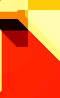 Renkli ve canlı geometrik şekiller katmanları var. Bir teknoloji planının dijital illüstrasyonu. Gelecekçi tasarım şablonu.