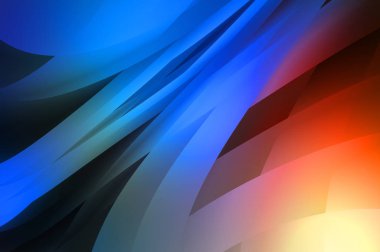 Renkli gradyan ile soyut arkaplan. Çizgili çizgili canlı duvar kâğıdı. Modern hareketin akışkan 2d çizimi.