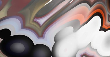 Sıvı renkli gradyanı olan soyut bir arkaplan. Modern kentsel grafiğin 2D çizimi. Graffiti tasarımı duvar kağıdına ilham verdi.