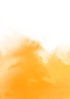 Beyaz arkaplanda soyut renkli suluboya. Dijital resim.