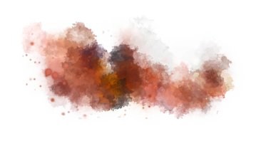 Suluboya arka planda lekeler ve lekelerle boyanmış. Fırça darbesi ile boyanmış. 2d Görüntü.