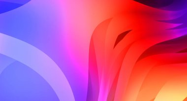 Renkli gradyan ile soyut arkaplan. Çizgili çizgili canlı duvar kâğıdı. Modern hareketin akışkan 2d çizimi.