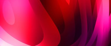 Renkli gradyan ile soyut arkaplan. Çizgili çizgili canlı duvar kâğıdı. Modern hareketin akışkan 2d çizimi.