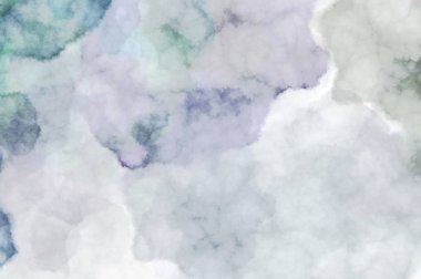 Suluboya arka planda lekeler ve lekelerle boyanmış. Fırça darbesi ile boyanmış. 2d Görüntü.