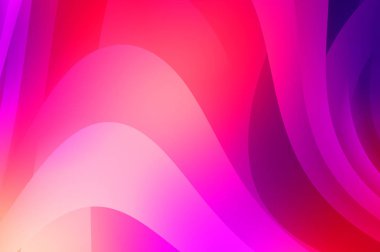 Renkli gradyan ile soyut arkaplan. Çizgili çizgili canlı duvar kâğıdı. Modern hareketin akışkan 2d çizimi.