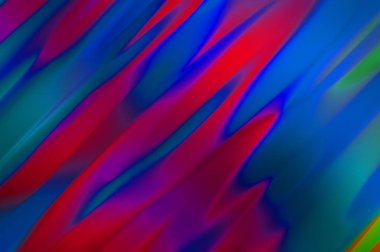 Parlak renk dalgalarıyla serin bir arka plan. Dalgalı hareketin 2D çizimi. Girdap gibi renkli canlı şekiller. Soyut kavramsal duvar kağıdı.