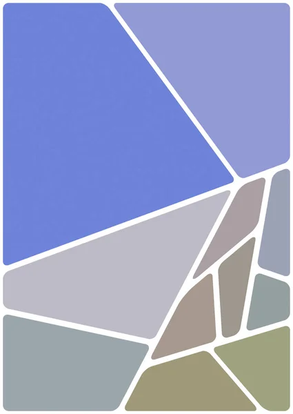 Kleurrijke Illustratie Met Blanco Witte Ruimte Abstract Geometrisch Patroon Mozaïekachtergrond — Stockfoto