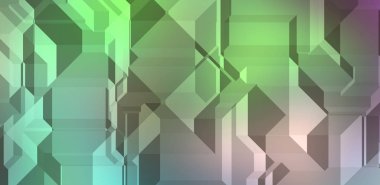 Çokgen arka plan. Geometrik tasarımlı renkli duvar kağıtları. Dijital 3d illüstrasyon.