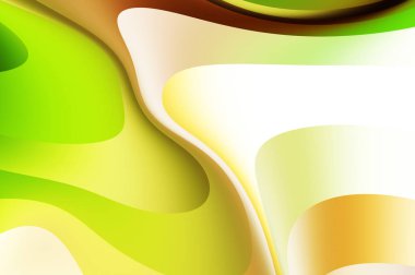 sıvı soyut arkaplan ve renkli gradyan. Modern hareketin 2d illüstrasyonu.