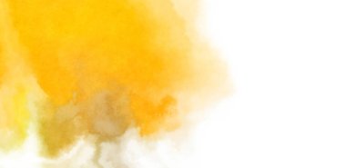 Beyaz arkaplanda soyut renkli suluboya. Dijital resim.