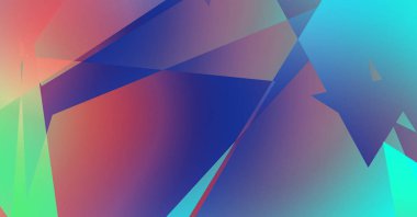 Geometrik şekilli tasarım çizimi. Üçgen şekilli soyut bir arkaplan. Renkli grafik duvar kağıdı.