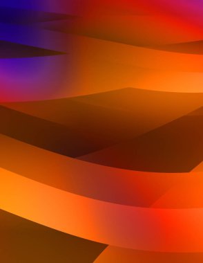 Renkli gradyan ile soyut arkaplan. Çizgili çizgili canlı duvar kâğıdı. Modern hareketin akışkan 2d çizimi.