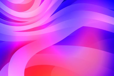 Renkli gradyan ile soyut arkaplan. Çizgili çizgili canlı duvar kâğıdı. Modern hareketin akışkan 2d çizimi.