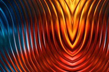 Soyut arkaplan. Renkli dalgalı tasarım duvar kâğıdı. Grafik illüstrasyon.