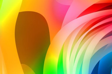 Renkli gradyan ile soyut arkaplan. Çizgili çizgili canlı duvar kâğıdı. Modern hareketin akışkan 2d çizimi.