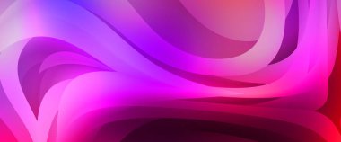 Renkli gradyan ile soyut arkaplan. Çizgili çizgili canlı duvar kâğıdı. Modern hareketin akışkan 2d çizimi.