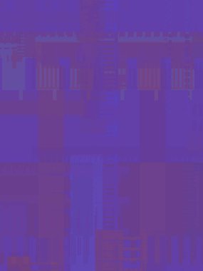 Geometrik çok renkli kesişen çizgiler. Dijital teknolojinin grafiksel çizimi. Soyut arkaplan. 