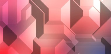 Çokgen arka plan. Geometrik tasarımlı renkli duvar kağıtları. Dijital 3d illüstrasyon.