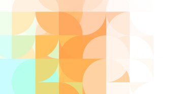 Dairesel şekillerin katmanları renkli ve canlı bir tasarım yaratıyor. Dairelerin sayısal çizimi. Gelecekçi tasarım şablonu.