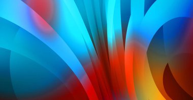 Renkli gradyan ile soyut arkaplan. Çizgili çizgili canlı duvar kâğıdı. Modern hareketin akışkan 2d çizimi.