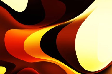 sıvı soyut arkaplan ve renkli gradyan. Modern hareketin 2d illüstrasyonu.