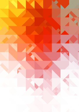 Beyaz arkaplanda kesişen şekiller dizaynı. Soyut minimalist duvar kağıdı. Renkli geometrik şablon.