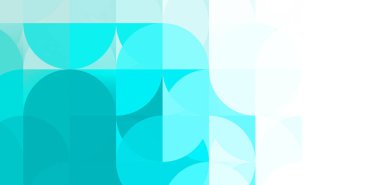 Dairesel şekillerin katmanları renkli ve canlı bir tasarım yaratıyor. Dairelerin sayısal çizimi. Gelecekçi tasarım şablonu.