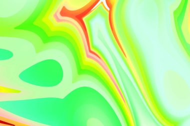 Sıvı renkli gradyanı olan soyut bir arkaplan. Modern kentsel grafiğin 2D çizimi. Graffiti tasarımı duvar kağıdına ilham verdi.