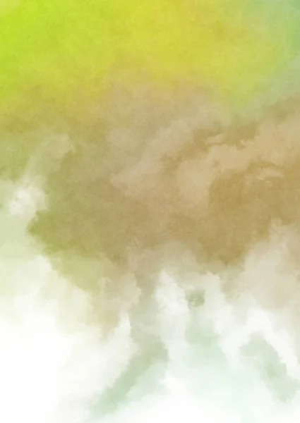 摘要白色背景的彩色水彩画 数码艺术绘画 — 图库照片