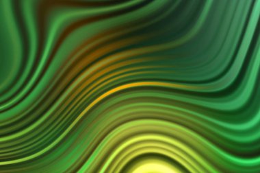 Kavisli çizgileri olan soyut bir arkaplan. Soyut ve gradyan renkte renkli çizimler. Çizgili desenli canlı dalga deseni.