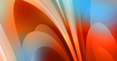 Renkli gradyan ile soyut arkaplan. Çizgili çizgili canlı duvar kâğıdı. Modern hareketin akışkan 2d çizimi.