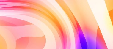 Renkli gradyan ile soyut arkaplan. Çizgili çizgili canlı duvar kâğıdı. Modern hareketin akışkan 2d çizimi.