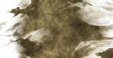 Beyaz arkaplanda soyut renkli suluboya. Dijital resim.