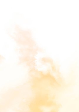 Beyaz arkaplanda soyut renkli suluboya. Dijital resim.