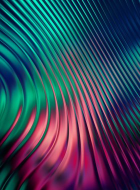 Soyut arkaplan. Renkli dalgalı tasarım duvar kâğıdı. Grafik illüstrasyon.