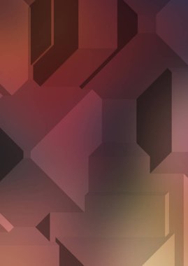 Çokgen arka plan. Geometrik tasarımlı renkli duvar kağıtları. Dijital 3d illüstrasyon.