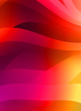 Renkli gradyan ile soyut arkaplan. Çizgili çizgili canlı duvar kâğıdı. Modern hareketin akışkan 2d çizimi.